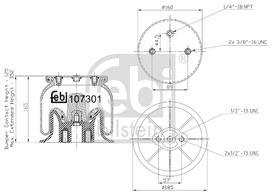 Bellow, air suspension